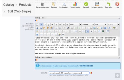 tag-uri prestashop