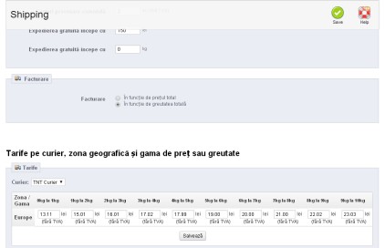 cost transport backoffice prestashop